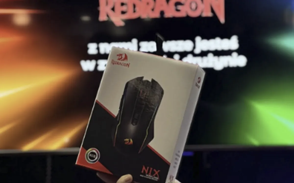 Mysz Redragon na stoisku podczas IEM EXPO 2025